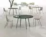 Table ronde de coworking Dys Soft Touch sans roulettes