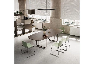 Table tonneau coins arrondis TUBIX