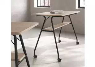 Table haute Estrada sur roulettes