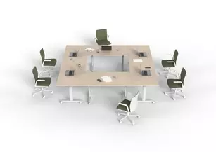 Lot de 6 tables abattantes Dandy