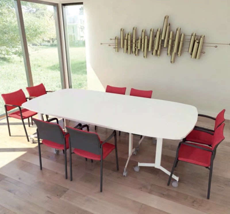 Table abattante demi-lune Quick Moove Prof 70 et 80 cm