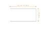 Table abattante Evolution Prof.60 cm