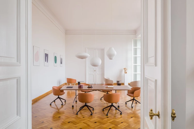 Table abattante Plica XXL avec bords arrondis