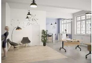 Table abattante Quick Moove sur roulettes Prof 70 et 80 cm