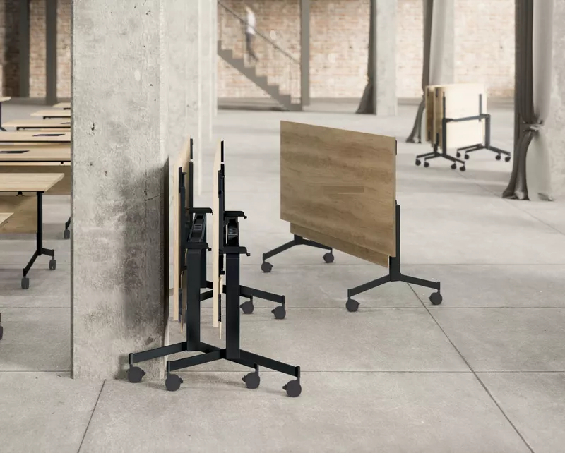 Table abattante Quick Moove sur roulettes Prof 70 et 80 cm