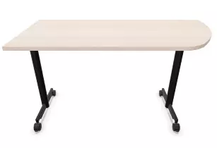 Table d'angle abattante arrondie Evolution