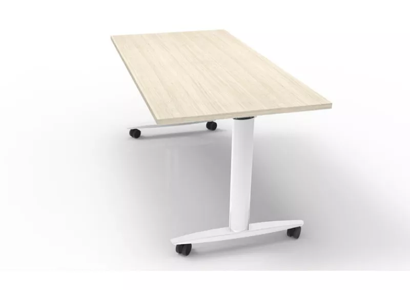 Table de r&eacute;union abattante et mobile Dandy - Gain de place et modularit&eacute;