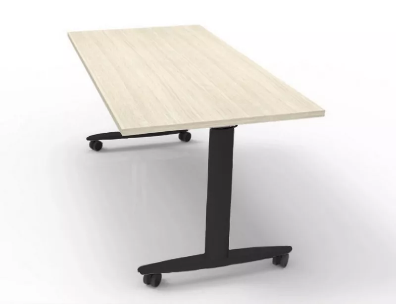 Table de r&eacute;union abattante et mobile Dandy - Gain de place et modularit&eacute;