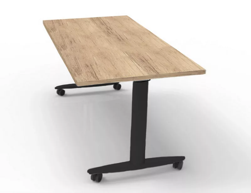 Table de r&eacute;union abattante et mobile Dandy - Gain de place et modularit&eacute;