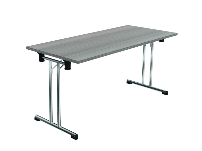 Table pliante FIT pieds chrome